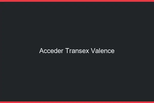 Accéder Transex Valence
