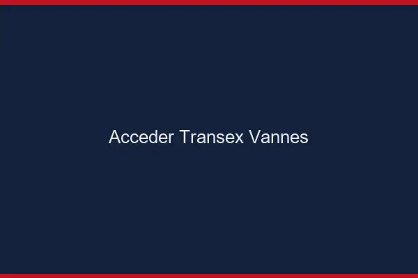 Accéder Transex Vannes