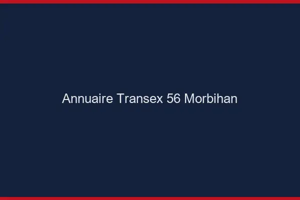 Annuaire Transex 56 Morbihan