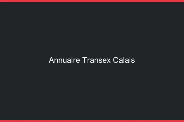 Annuaire Transex Calais
