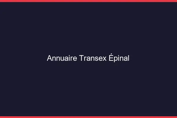 Annuaire Transex Épinal