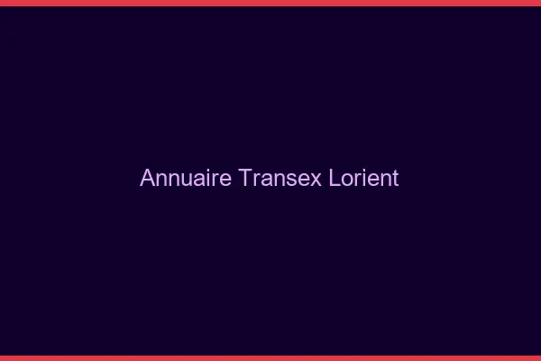 Annuaire Transex Lorient