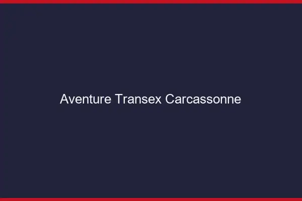 Aventure Transex Carcassonne