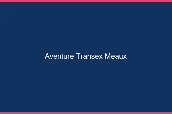 Aventure Transex Meaux