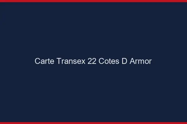 Carte Transex 22 Cotes D Armor