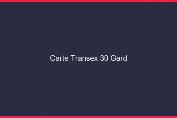 Carte Transex 30 Gard
