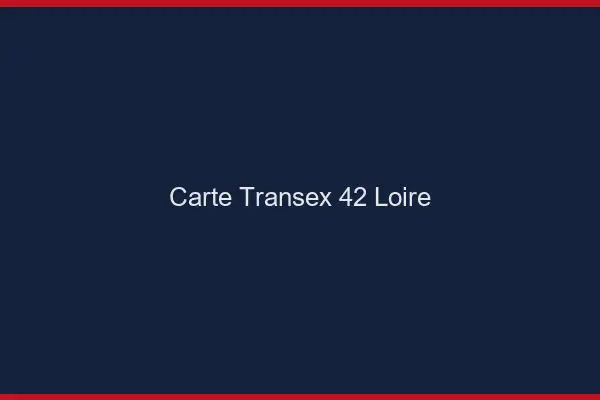 Carte Transex 42 Loire