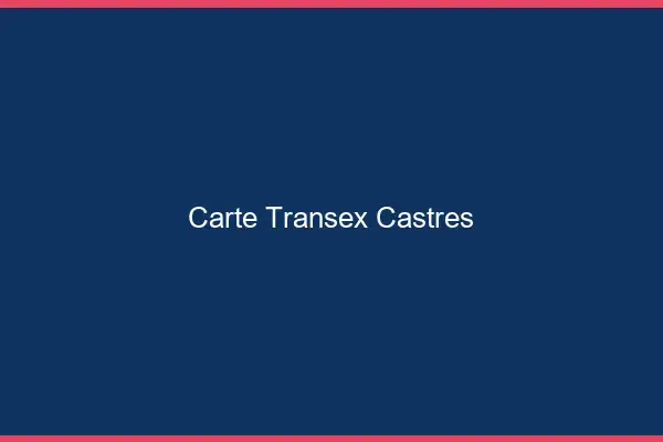 Carte Transex Castres
