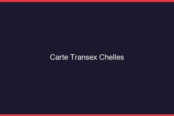 Carte Transex Chelles
