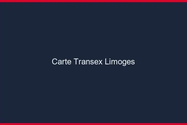 Carte Transex Limoges