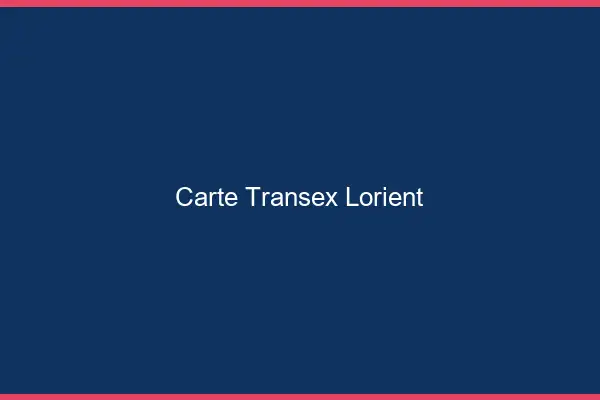 Carte Transex Lorient