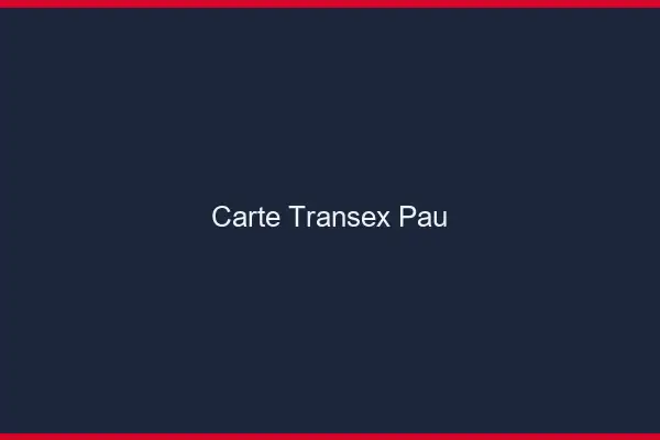 Carte Transex Pau