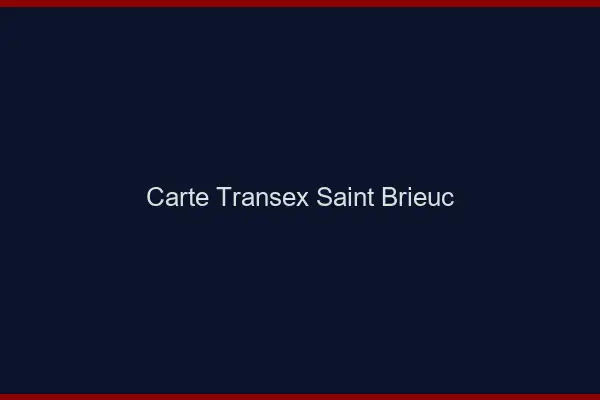 Carte Transex Saint-Brieuc