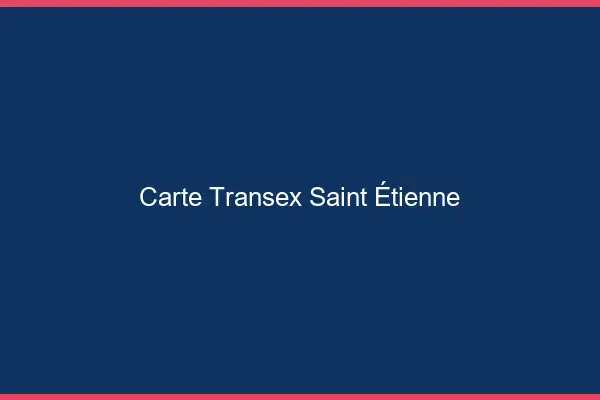 Carte Transex Saint-Étienne