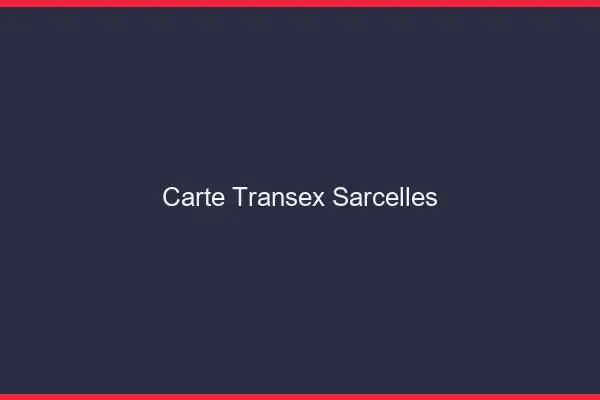 Carte Transex Sarcelles