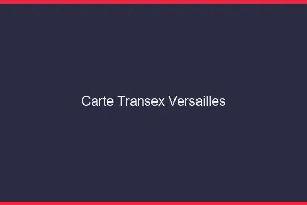 Carte Transex Versailles