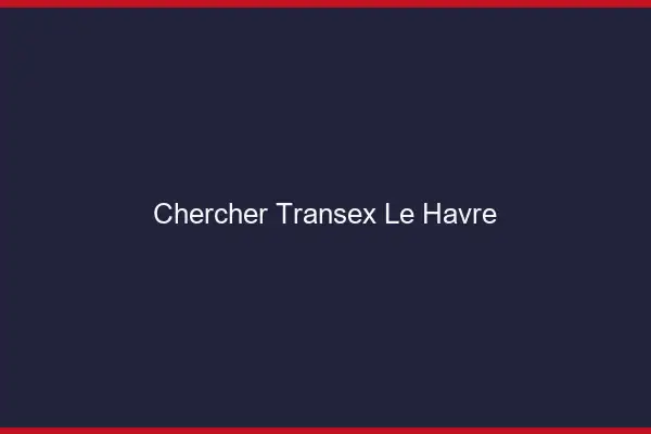 Chercher Transex Le Havre