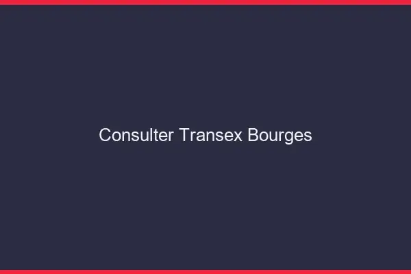 Consulter Transex Bourges
