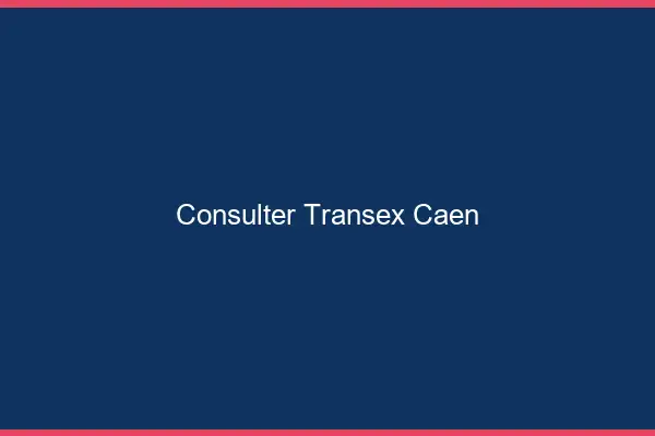 Consulter Transex Caen