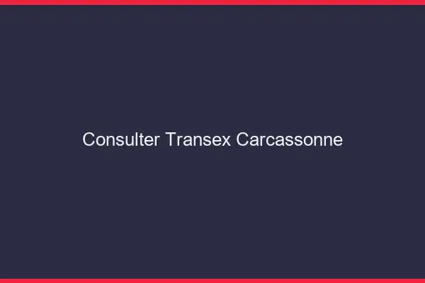 Consulter Transex Carcassonne