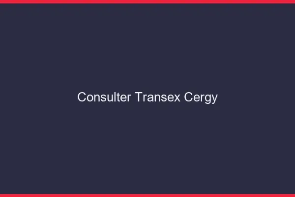 Consulter Transex Cergy