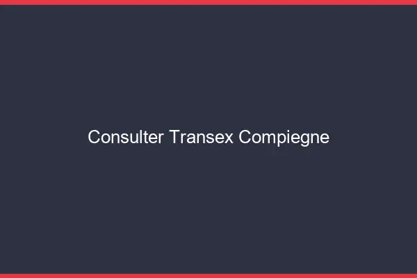 Consulter Transex Compiègne
