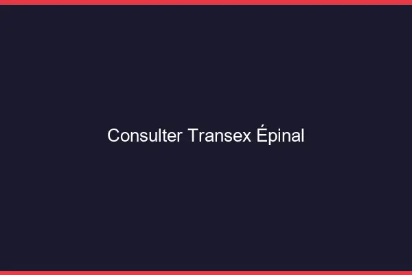 Consulter Transex Épinal