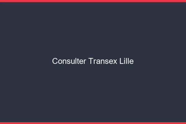 Consulter Transex Lille