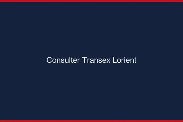 Consulter Transex Lorient