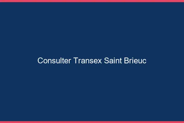 Consulter Transex Saint-Brieuc