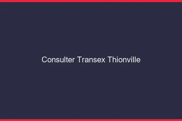 Consulter Transex Thionville