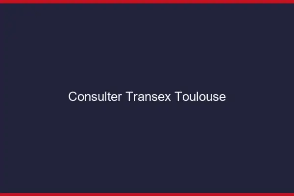 Consulter Transex Toulouse