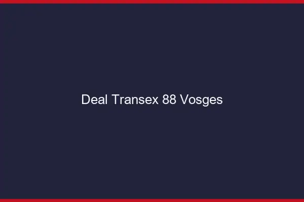 Deal Transex 88 Vosges