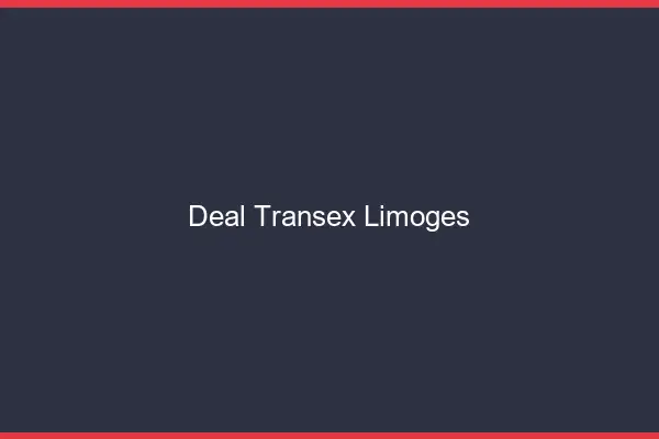 Deal Transex Limoges