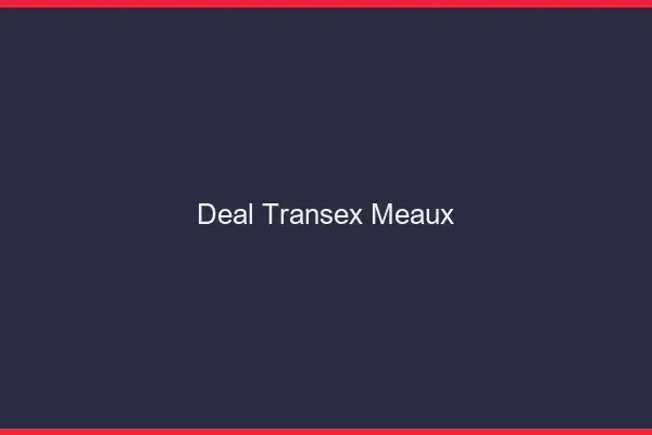 Deal Transex Meaux