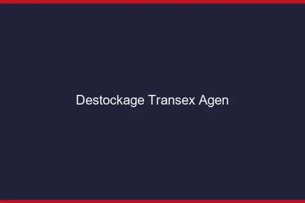 Déstockage Transex Agen