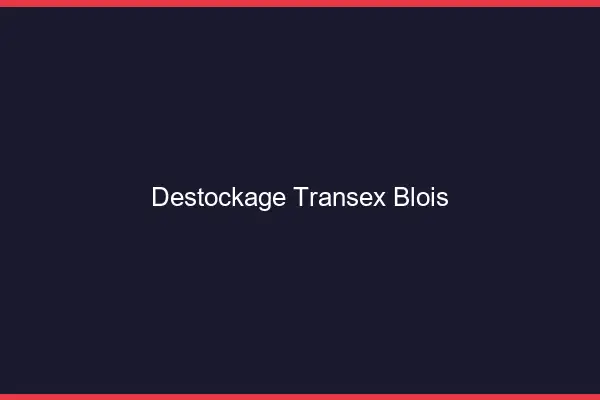 Déstockage Transex Blois