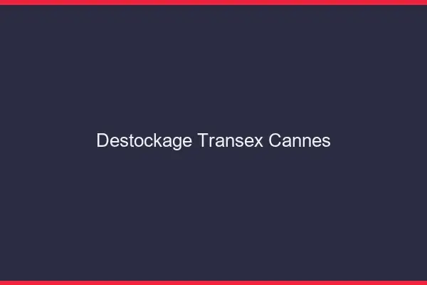 Déstockage Transex Cannes