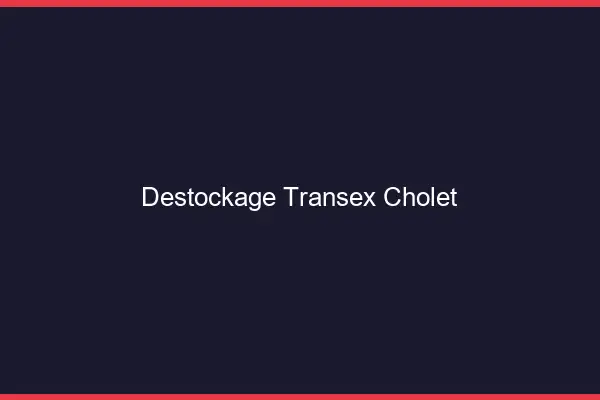 Déstockage Transex Cholet