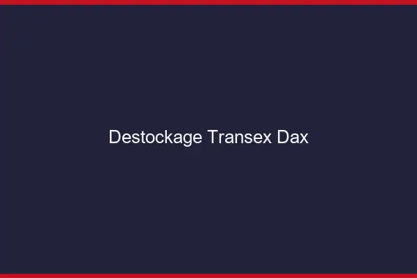 Déstockage Transex Dax