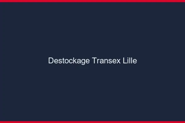 Déstockage Transex Lille