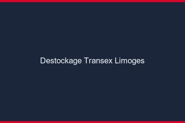 Déstockage Transex Limoges