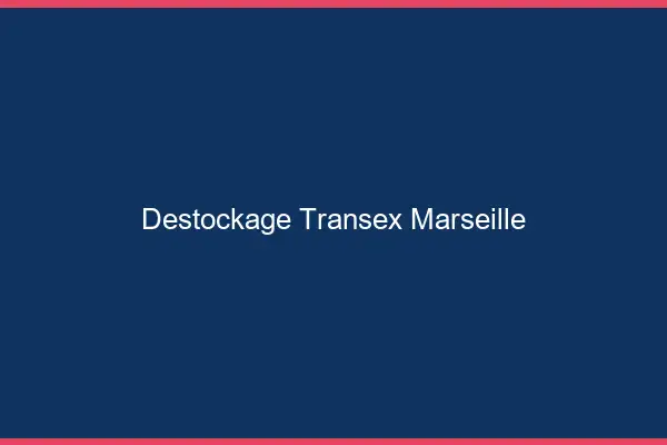 Déstockage Transex Marseille