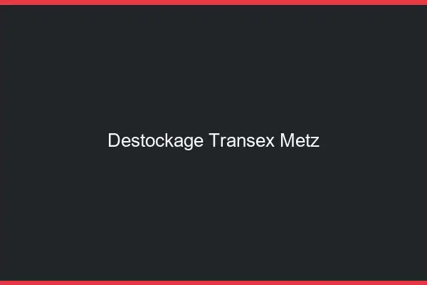 Déstockage Transex Metz