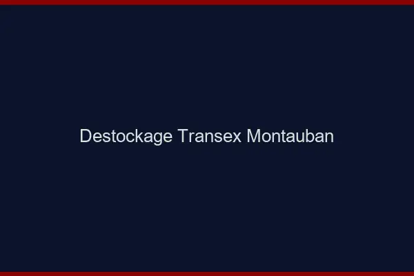 Déstockage Transex Montauban
