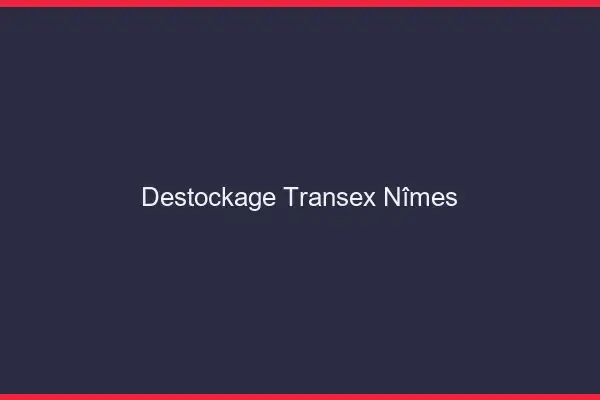 Déstockage Transex Nîmes