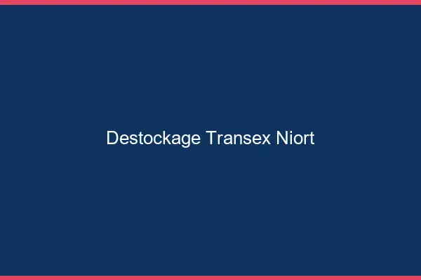 Déstockage Transex Niort
