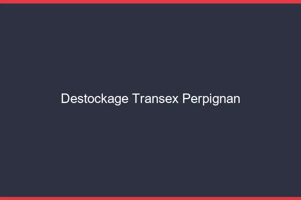 Déstockage Transex Perpignan