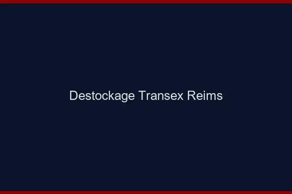 Déstockage Transex Reims