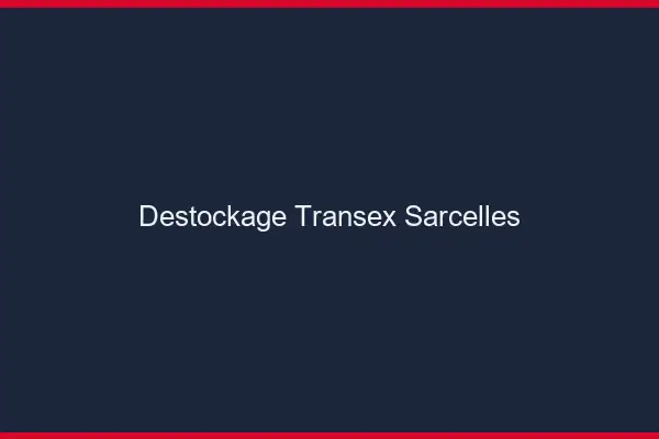 Déstockage Transex Sarcelles